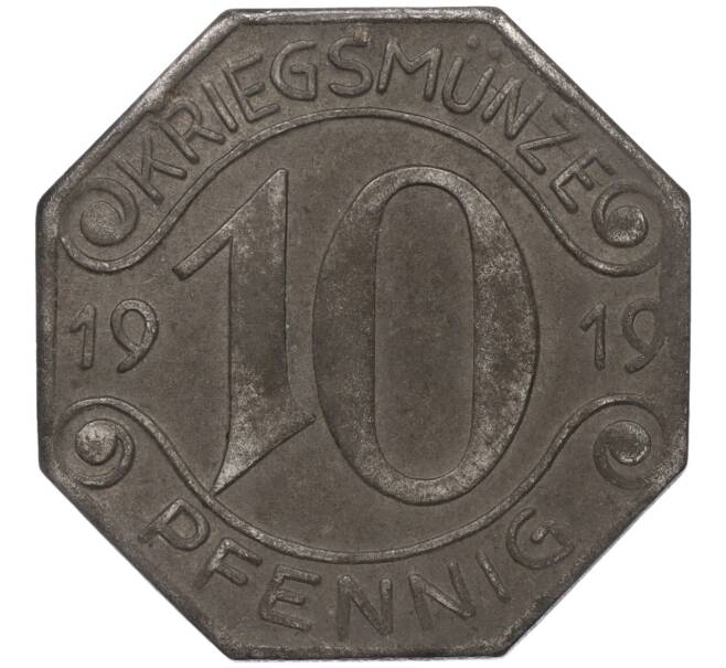 Монета 10 пфеннигов 1919 года Германия — город Неккарзульм (Нотгельд) (Артикул: K11-95863) — Фото №2