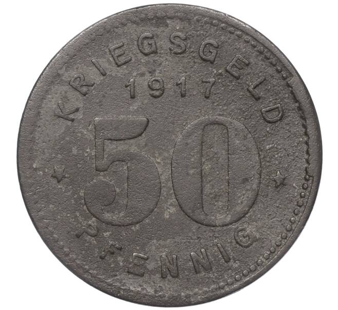 Монета 50 пфеннигов 1917 года Германия — город Виттен (Нотгельд) (Артикул: K11-95877) — Фото №2