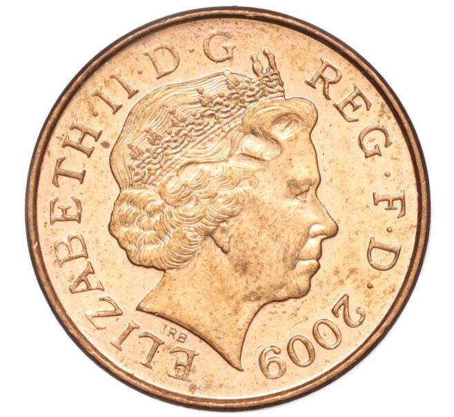 Монета 1 пенни 2009 года Великобритания (Артикул K11-95954)