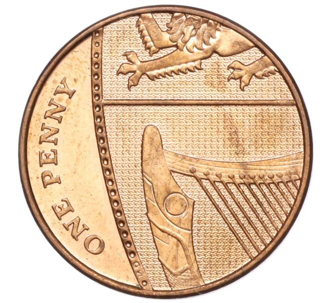 Монета 1 пенни 2009 года Великобритания (Артикул K11-95954)