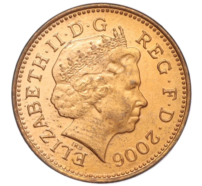 Монета 1 пенни 2006 года Великобритания (Артикул K11-95964)