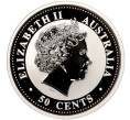 Монета 50 центов 2005 года Австралия «Китайский гороскоп — Год петуха» (Артикул M2-65746)