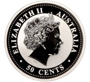 50 центов 2005 года Австралия «Китайский гороскоп — Год петуха» — Фото №2
