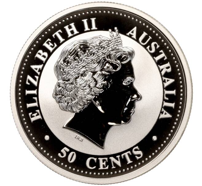 Монета 50 центов 2004 года Австралия «Китайский гороскоп — Год обезьяны» (Артикул M2-65747)