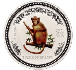 1 доллар 2004 года Австралия «Китайский гороскоп — Год обезьяны» (Цветное покрытие) — Фото №1
