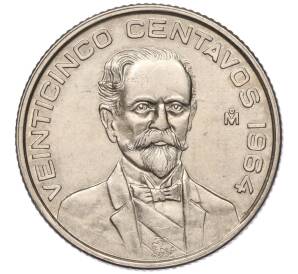 25 сентаво 1964 года Мексика — Фото №1