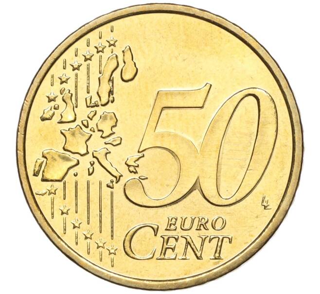 Монета 50 евроцентов 2002 года Монако (Артикул: M2-65761) — Фото №2