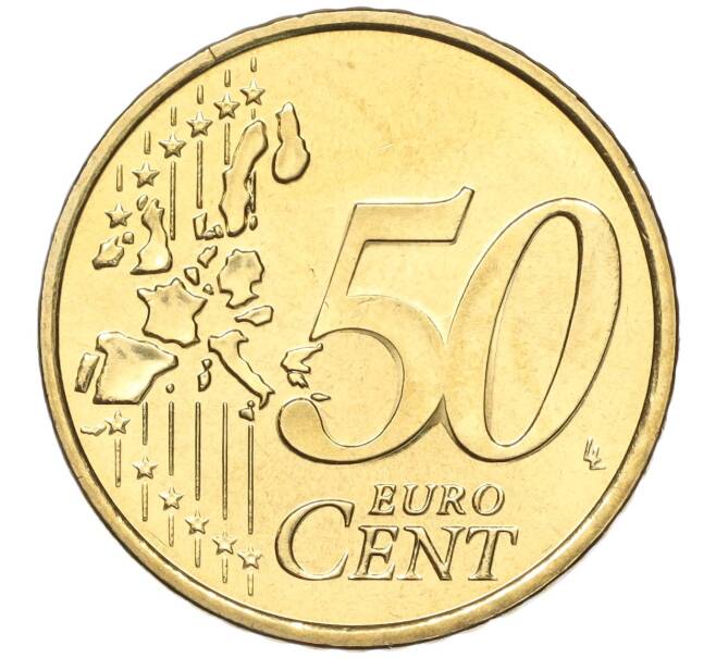 Монета 50 евроцентов 2002 года Монако (Артикул: M2-65764) — Фото №2