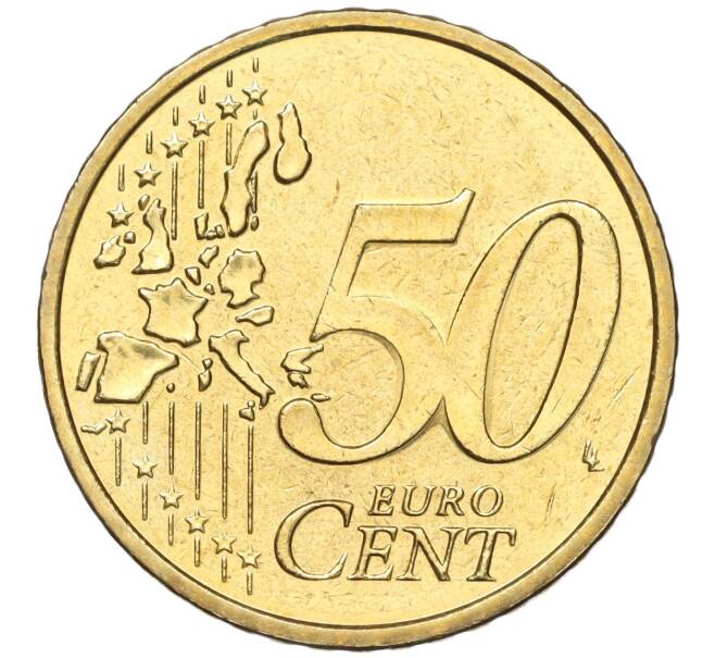 Монета 50 евроцентов 2002 года Монако (Артикул: M2-65787) — Фото №2