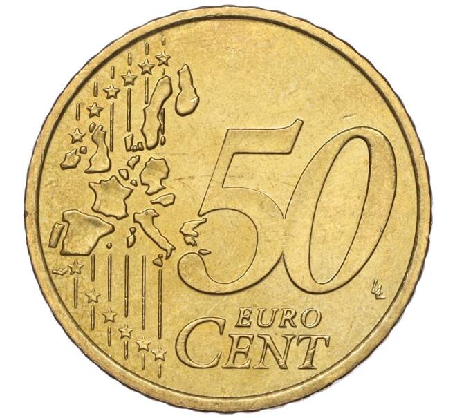 Монета 50 евроцентов 2001 года Монако (Артикул: M2-65789) — Фото №2