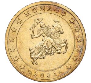 50 евроцентов 2001 года Монако — Фото №1
