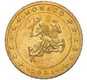 50 евроцентов 2001 года Монако — Фото №1