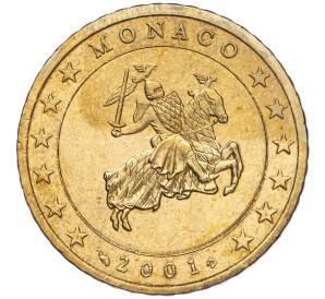 50 евроцентов 2001 года Монако — Фото №1