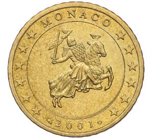 50 евроцентов 2001 года Монако — Фото №1