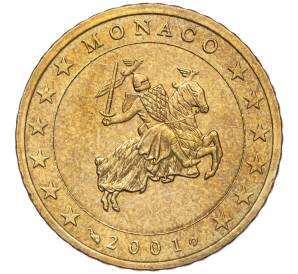 50 евроцентов 2001 года Монако — Фото №1