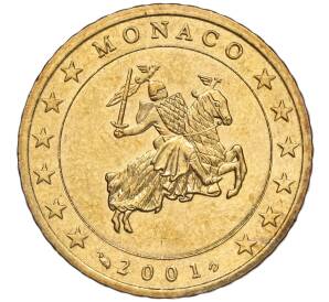 50 евроцентов 2001 года Монако — Фото №1