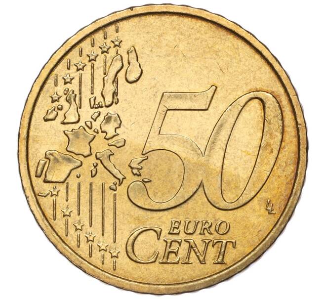 Монета 50 евроцентов 2001 года Монако (Артикул: M2-65800) — Фото №2