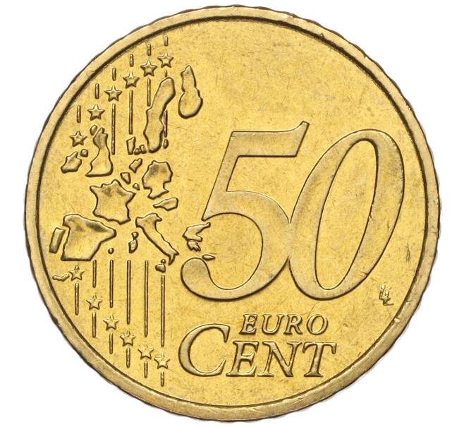 Монета 50 евроцентов 2001 года Монако (Артикул: M2-65801) — Фото №2