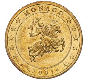 50 евроцентов 2001 года Монако — Фото №1