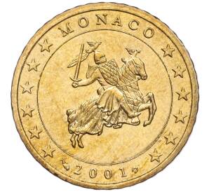 50 евроцентов 2001 года Монако — Фото №1