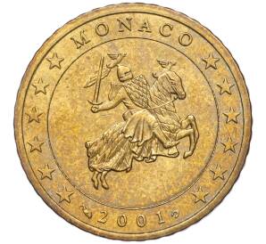 50 евроцентов 2001 года Монако — Фото №1