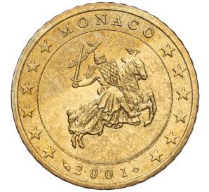 50 евроцентов 2001 года Монако — Фото №1