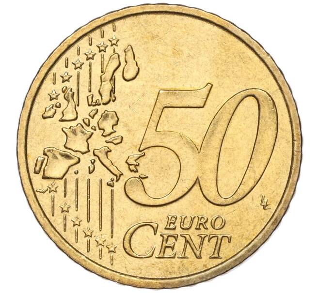 Монета 50 евроцентов 2001 года Монако (Артикул: M2-65805) — Фото №2