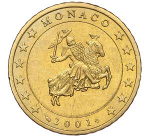 50 евроцентов 2001 года Монако — Фото №1