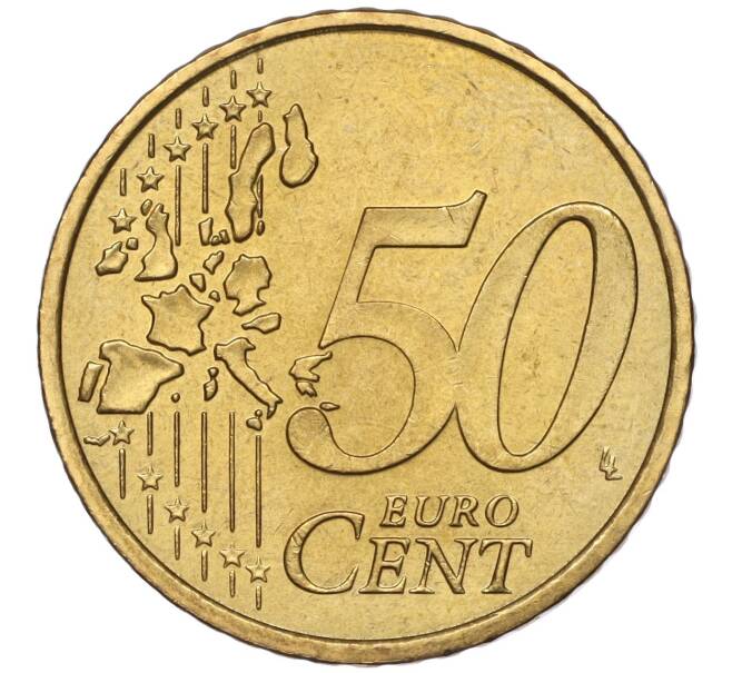Монета 50 евроцентов 2001 года Монако (Артикул: M2-65808) — Фото №2