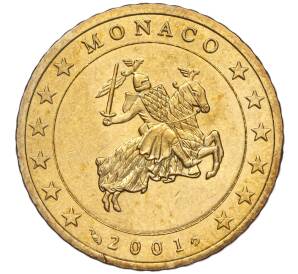 50 евроцентов 2001 года Монако — Фото №1