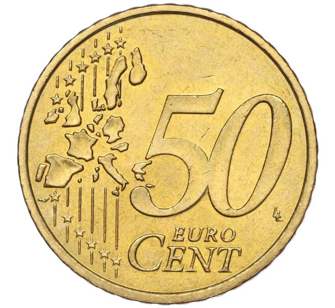 Монета 50 евроцентов 2001 года Монако (Артикул: M2-65811) — Фото №2