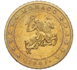 50 евроцентов 2001 года Монако — Фото №1