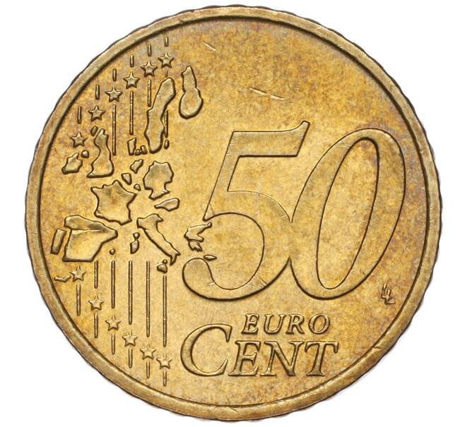 Монета 50 евроцентов 2001 года Монако (Артикул: M2-65813) — Фото №2