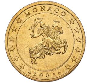 50 евроцентов 2001 года Монако — Фото №1