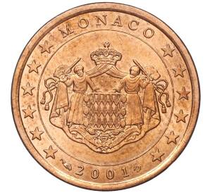 5 евроцентов 2001 года Монако — Фото №1