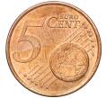 Монета 5 евроцентов 2001 года Монако (Артикул: M2-65819) — Фото №2