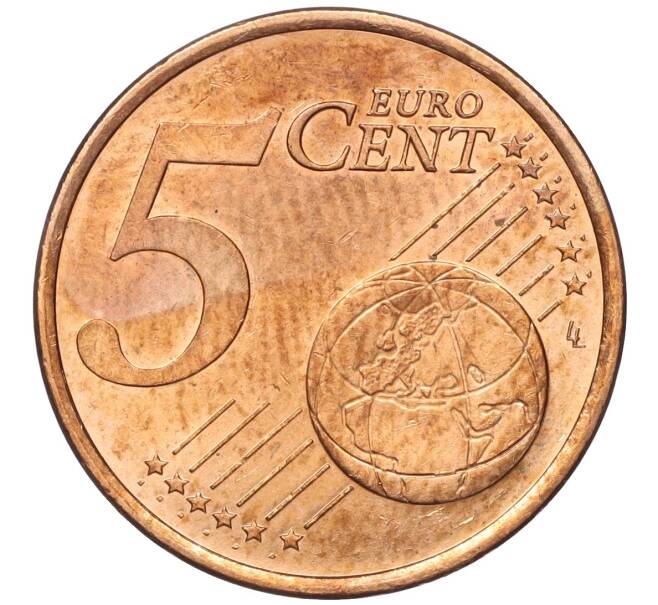 Монета 5 евроцентов 2001 года Монако (Артикул: M2-65819) — Фото №2