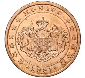 5 евроцентов 2001 года Монако — Фото №1