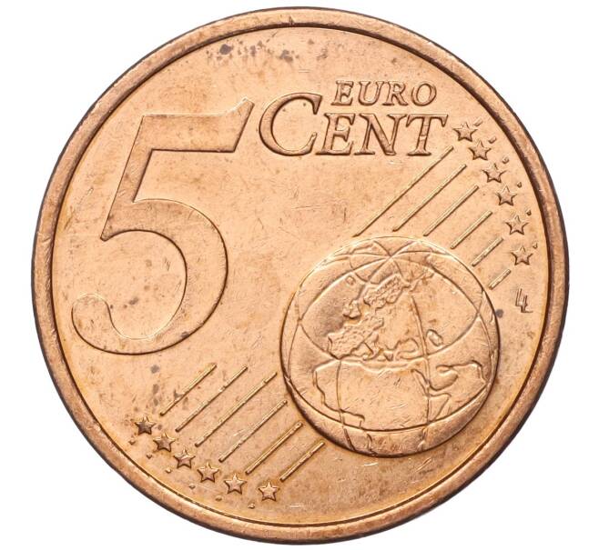 Монета 5 евроцентов 2001 года Монако (Артикул: M2-65822) — Фото №2