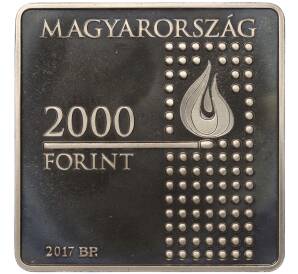2000 форинтов 2017 года Венгрия «200 лет со дня рождения Яноша Ирини» — Фото №2