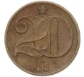 Монета 20 геллеров 1974 года Чехословакия (Артикул K11-96436)