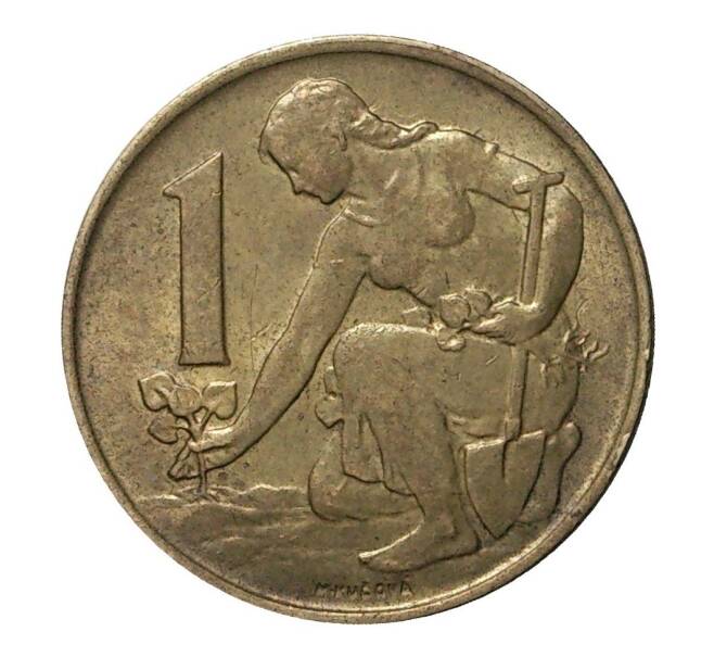 Монета 1 крона 1986 года (Артикул: M2-3780) — Фото №2