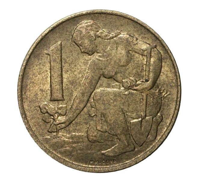 Монета 1 крона 1989 года (Артикул: M2-3781) — Фото №2