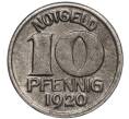 Монета 10 пфеннигов 1920 года Германия — город Галле (Нотгельд) (Артикул K11-96583)