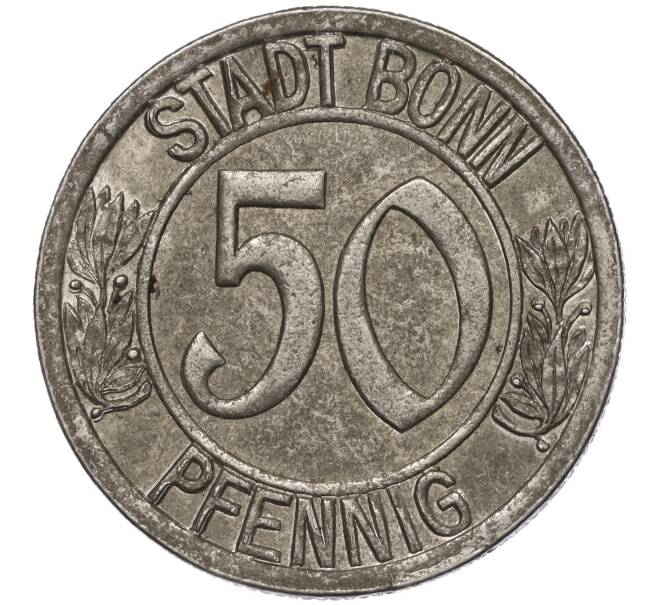 Монета 50 пфеннигов 1920 года Германия — город Бонн «Бетховен» (Нотгельд) (Артикул: K11-96587) — Фото №2