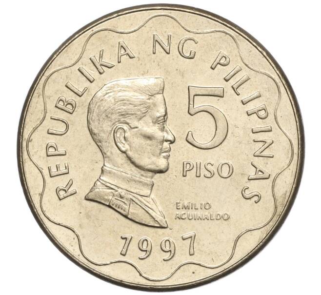 Монета 5 песо 1997 года Филиппины (Артикул K11-96711)