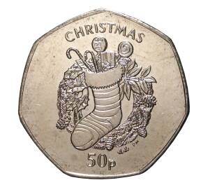 50 пенсов 2013 года Рождество — Фото №1