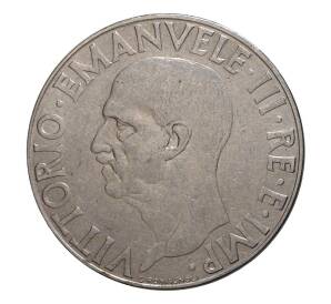 1 лира 1939 года XVII — Немагнитная — Фото №2