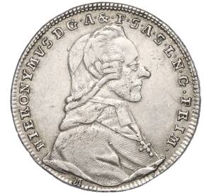 20 крейцеров 1783 года Зальцбург — Фото №1