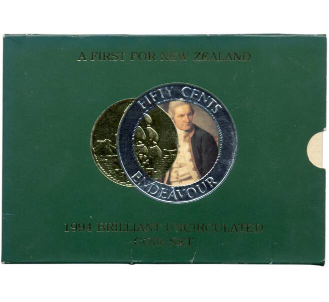Годовой набор монет 1994 года Новая Зеландия (В буклете) (Артикул M3-1203)